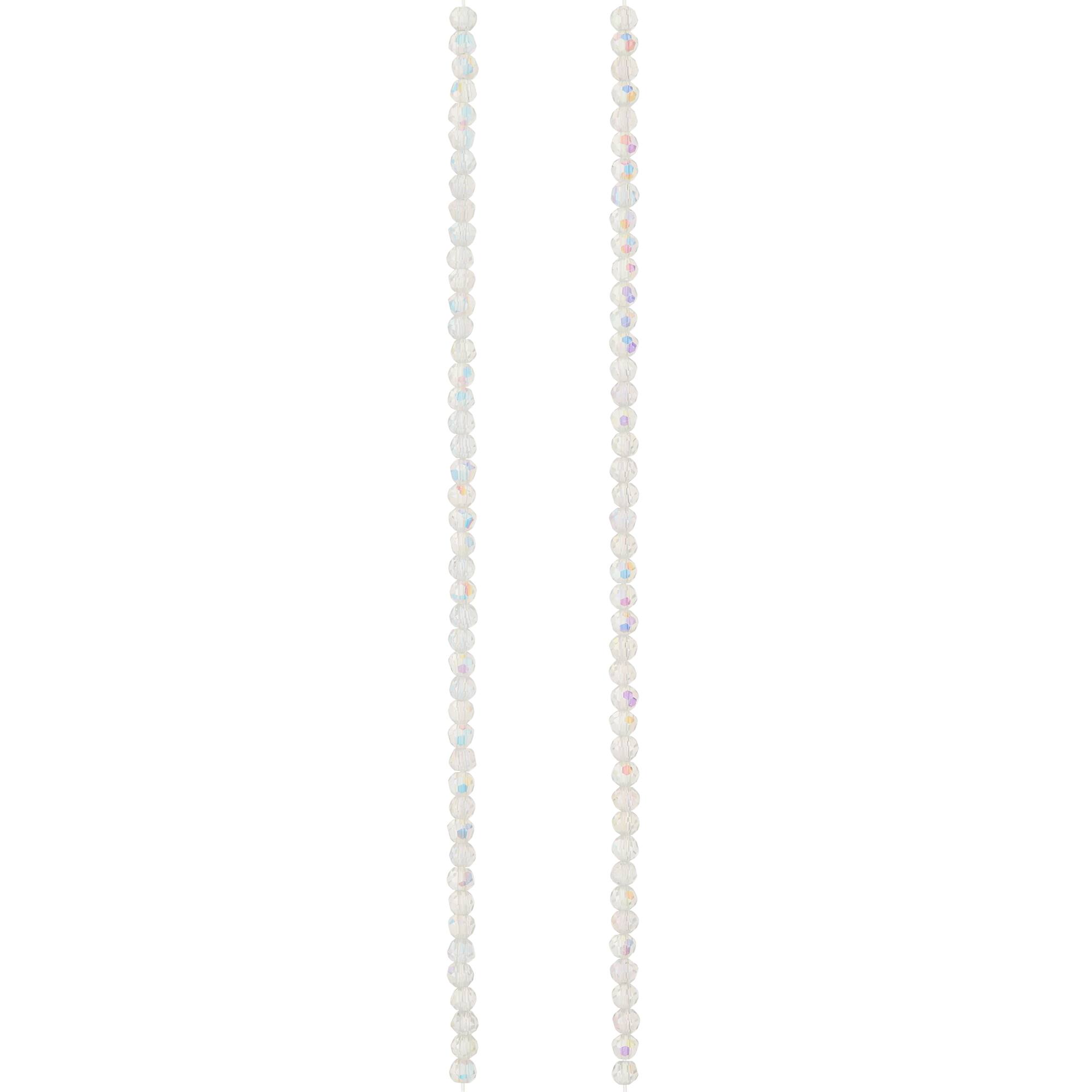 9 Pack: Crystal Glass Faceted Round Beads, 3mm by Bead Landing™
